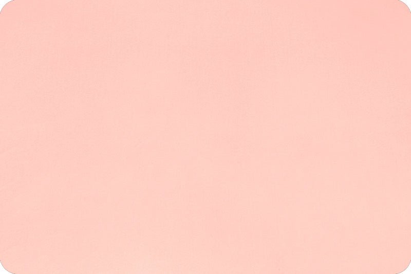 Shannon Fabrics Solid Cuddle 3 Baby Pink Minky Fabric - On Pins & Needles Quilting Co.