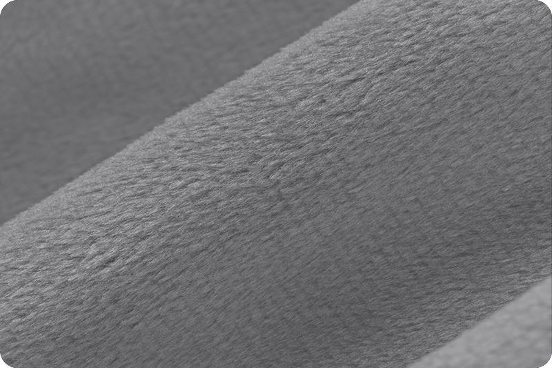 Shannon Fabrics Solid Cuddle 3 Graphite Minky Fabric (PRICE PER 1/2 YARD) - On Pins & Needles Quilting Co.