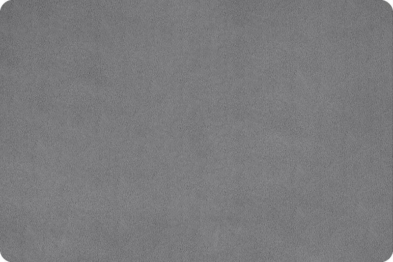 Shannon Fabrics Solid Cuddle 3 Graphite Minky Fabric (PRICE PER 1/2 YARD) - On Pins & Needles Quilting Co.