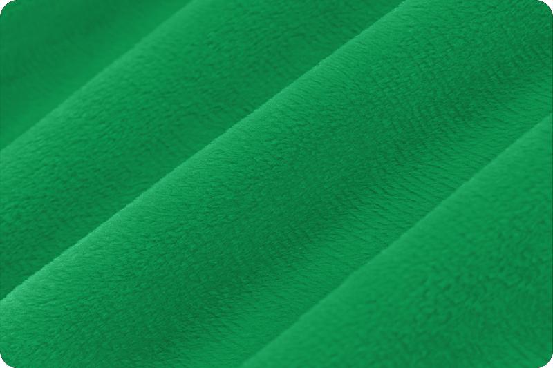 Shannon Fabrics Solid Cuddle 3 Kelly Green Minky Fabric (PRICE PER 1/2 YARD) - On Pins & Needles Quilting Co.