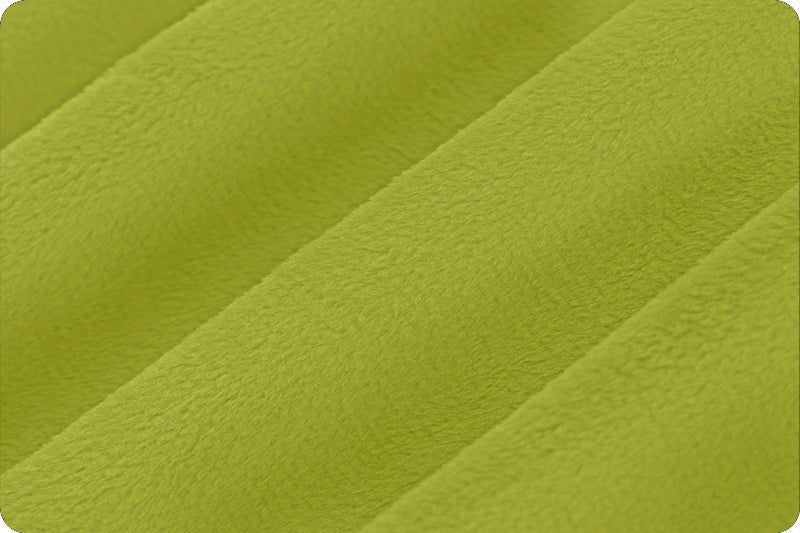 Shannon Fabrics Solid Cuddle 3 Kiwi Minky Fabric - On Pins & Needles Quilting Co.