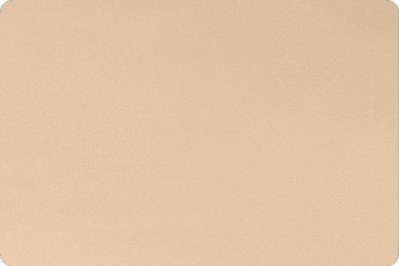 Shannon Fabrics Solid Cuddle 3 Latte Minky Fabric - On Pins & Needles Quilting Co.