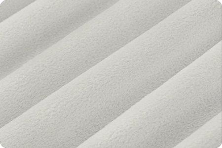 Shannon Fabrics Solid Cuddle 3 Platinum Minky Fabric (PRICE PER 1/2 YARD) - On Pins & Needles Quilting Co.