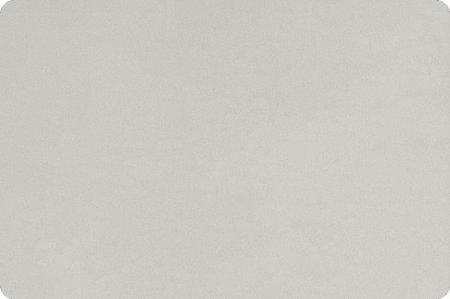 Shannon Fabrics Solid Cuddle 3 Platinum Minky Fabric (PRICE PER 1/2 YARD) - On Pins & Needles Quilting Co.