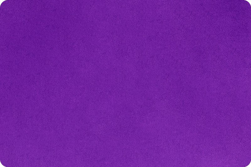 Shannon Fabrics Solid Cuddle 3 Purple Minky Fabric - On Pins & Needles Quilting Co.