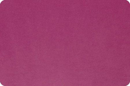 Shannon Fabrics Solid Cuddle 3 Raspberry Minky Fabric (PRICE PER 1/2 YARD) - On Pins & Needles Quilting Co.