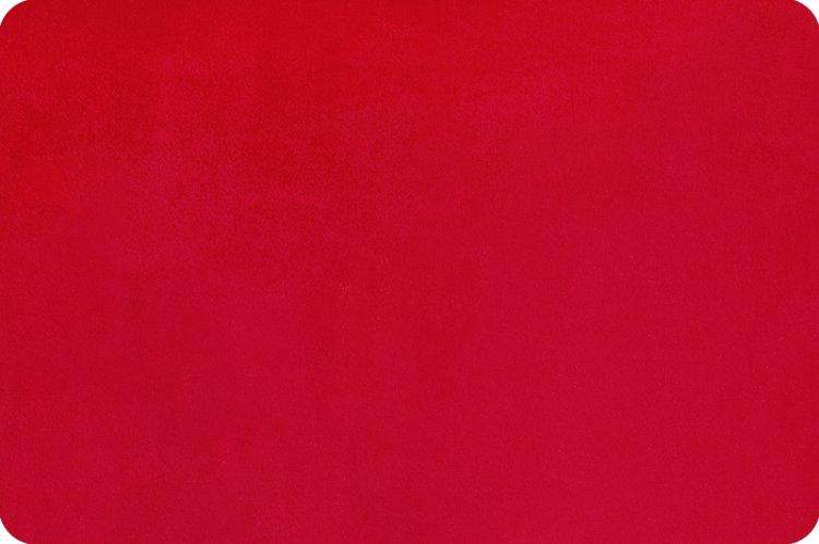 Shannon Fabrics Solid Cuddle 3 Red (PRICE PER 1/2 YARD) - On Pins & Needles Quilting Co.