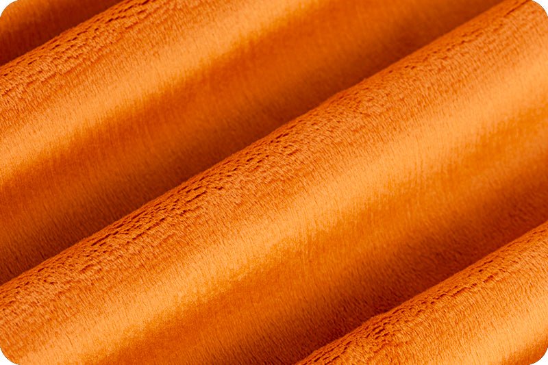 Shannon Fabrics Solid Cuddle 3 Rust Minky Fabric - On Pins & Needles Quilting Co.