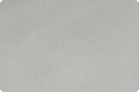 Shannon Fabrics Solid Cuddle 3 Silver Minky Fabric (PRICE PER 1/2 YARD) - On Pins & Needles Quilting Co.