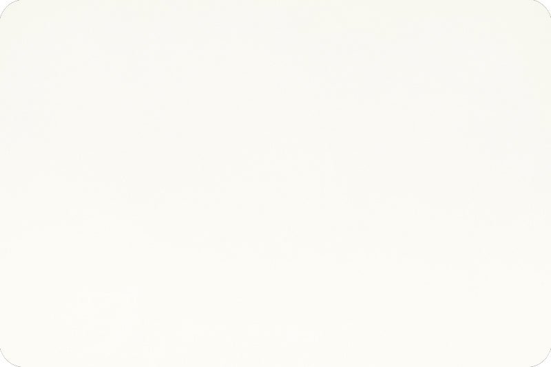 Shannon Fabrics Solid Cuddle 3 White Minky Fabric - On Pins & Needles Quilting Co.
