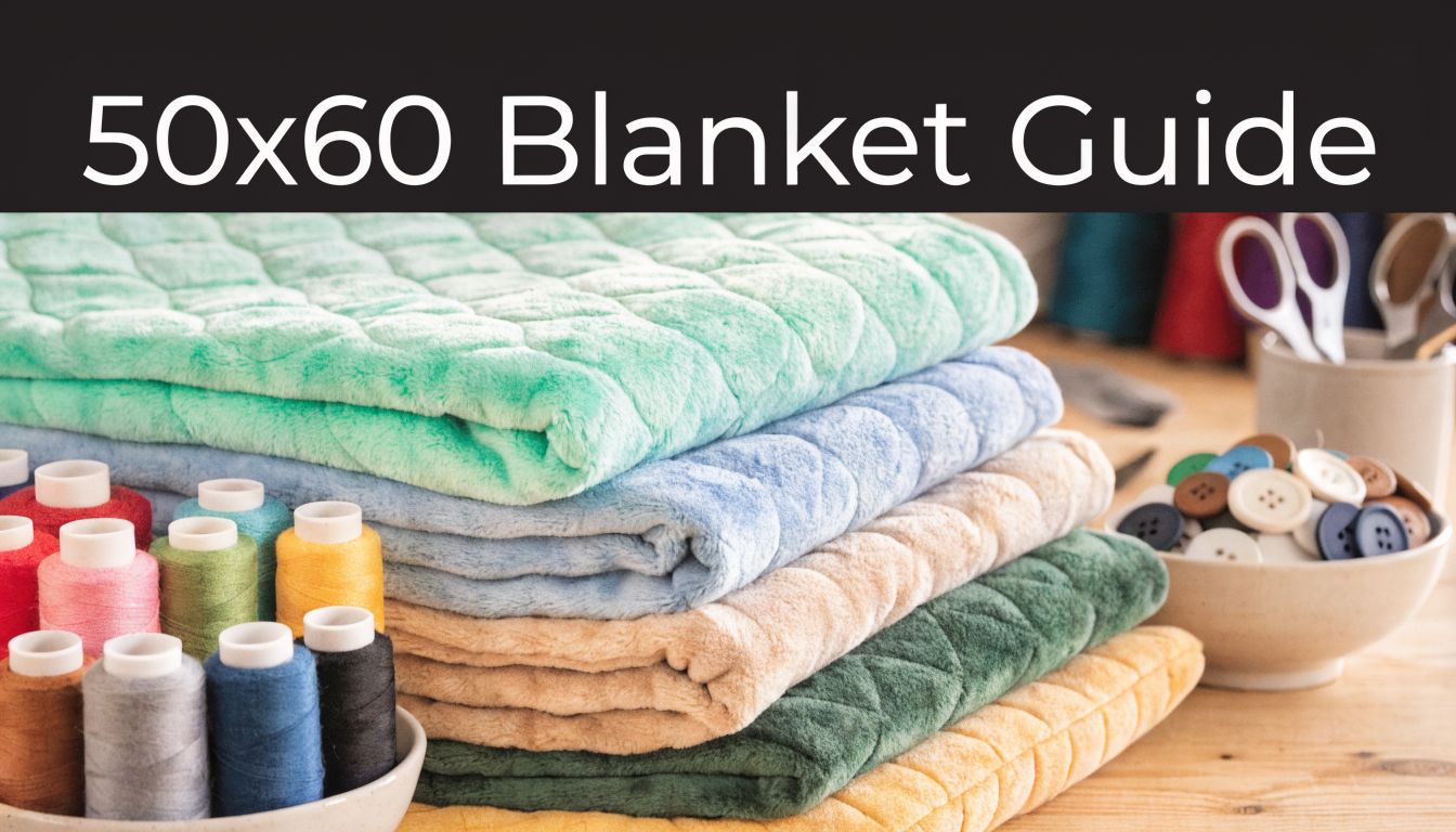 50x60 Blanket Size The Ultimate Minky Project Guide - On Pins & Needles Quilting Co.