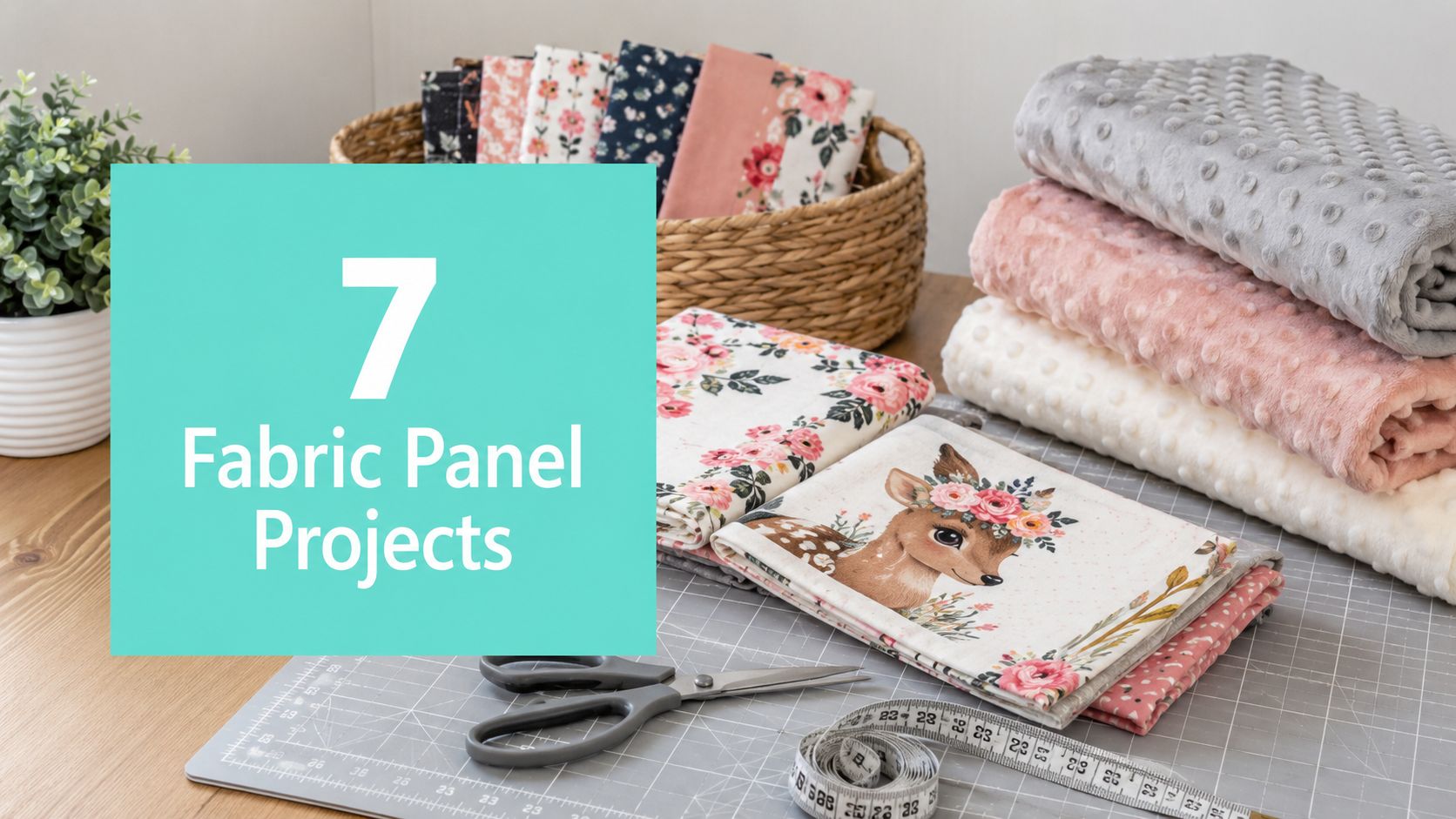 7 Fabric Panel Projects Paired with Minky for Pro Results - On Pins & Needles Quilting Co.