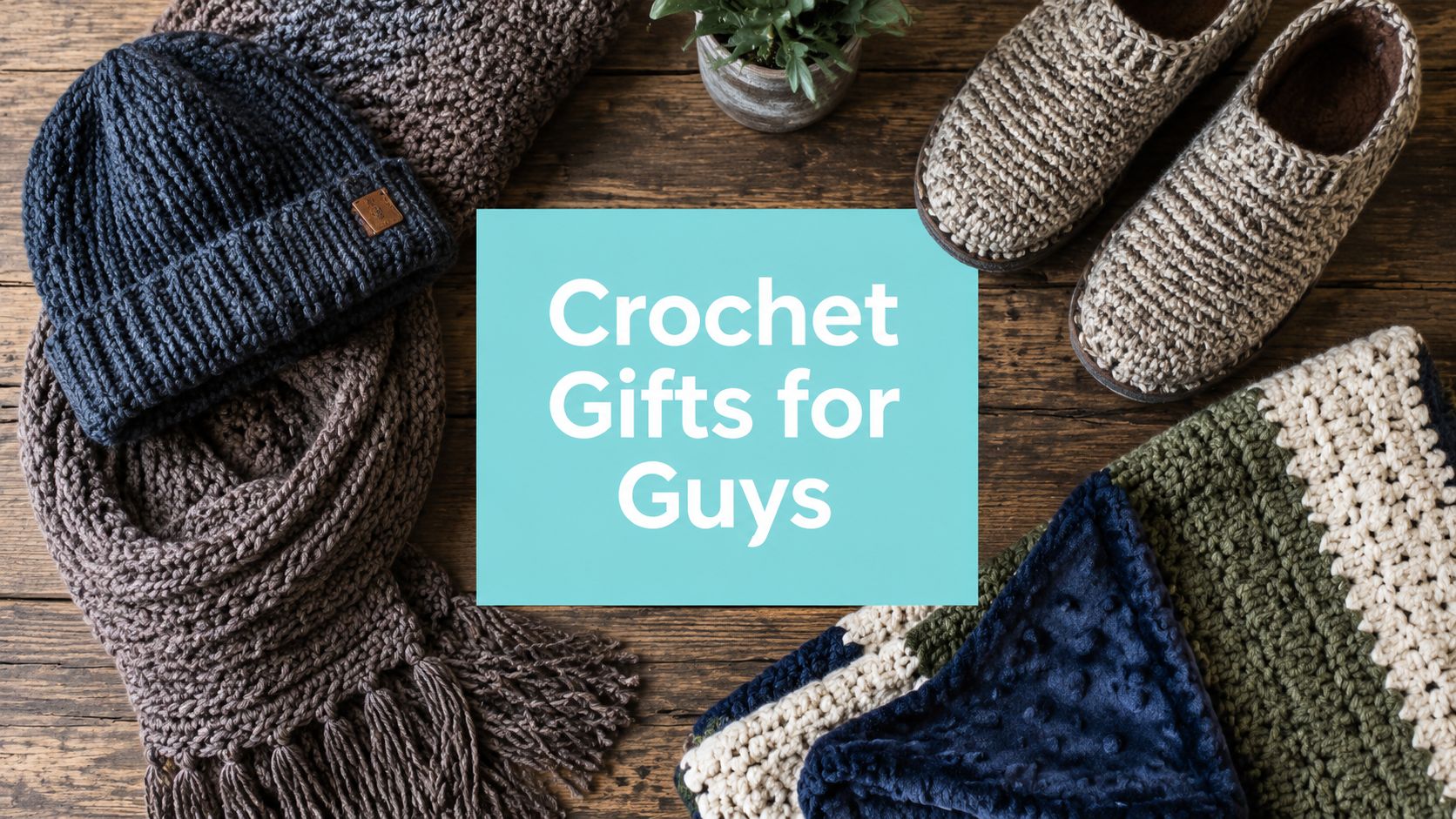 8 Great Crochet Gift Ideas for Guys - On Pins & Needles Quilting Co.