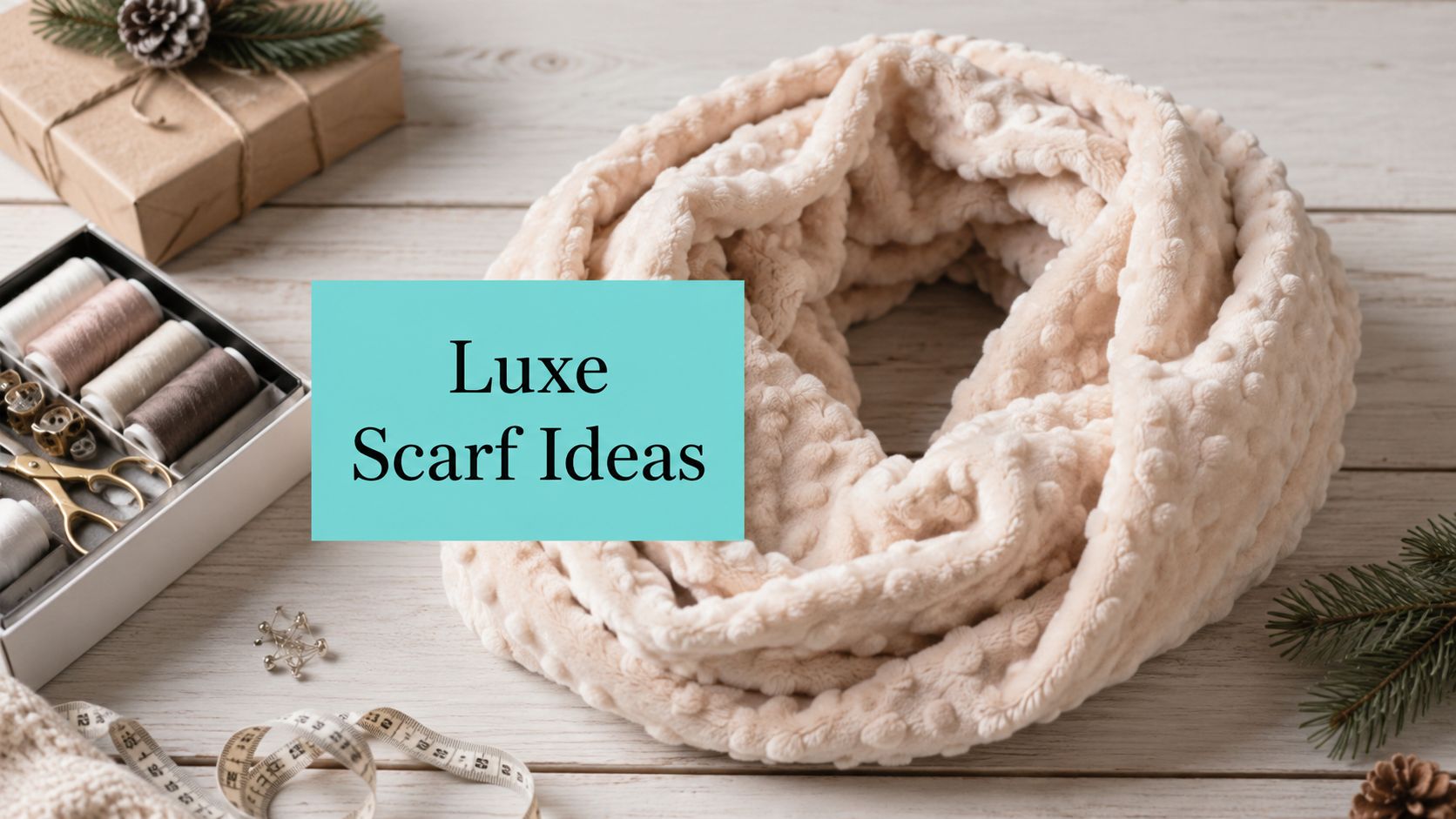 8 Luxe Infinity Scarf Ideas for Minky Fabric - On Pins & Needles Quilting Co.