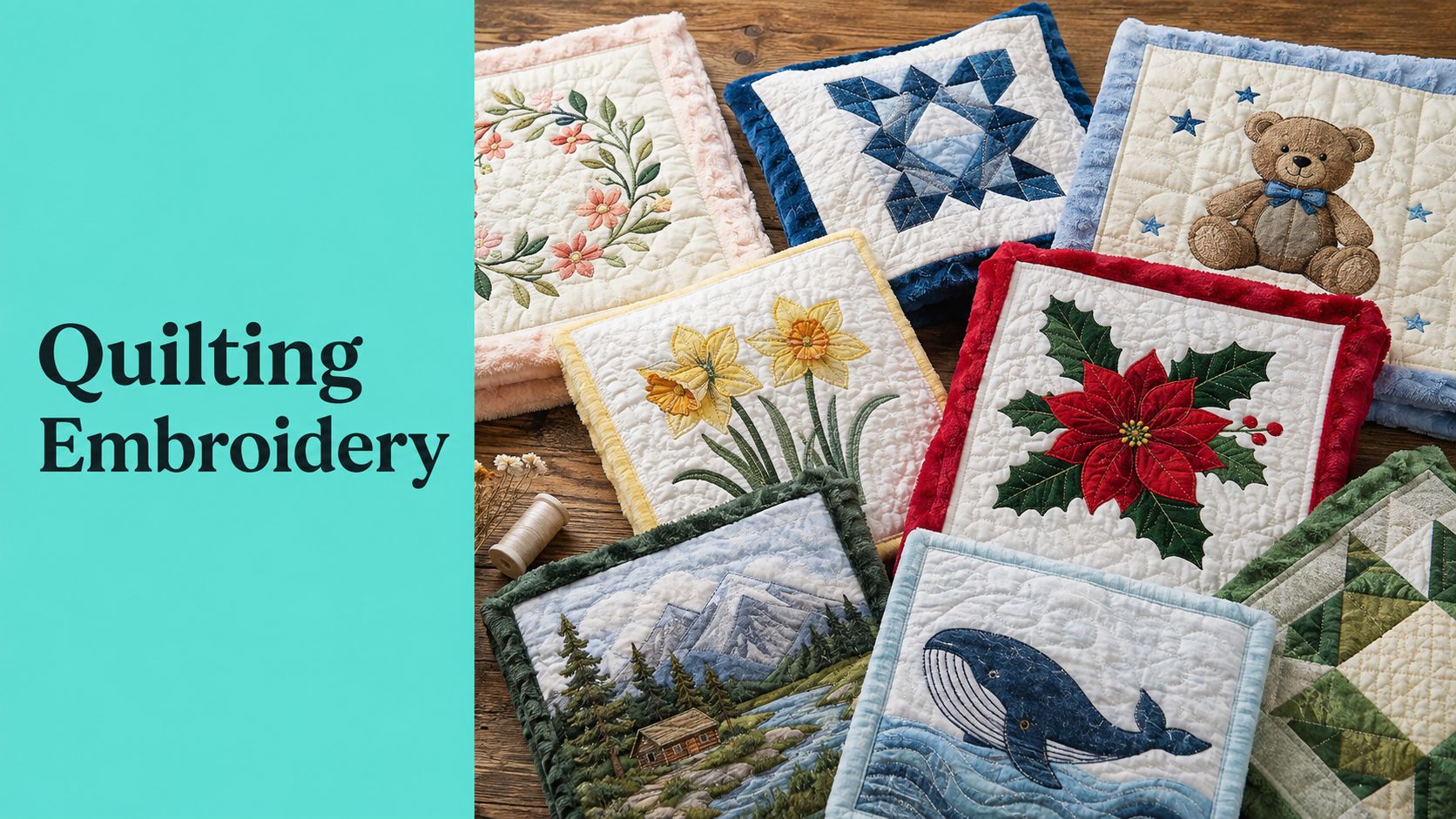 8 Quilting Embroidery Designs to Elevate Your Minky Quilts - On Pins & Needles Quilting Co.