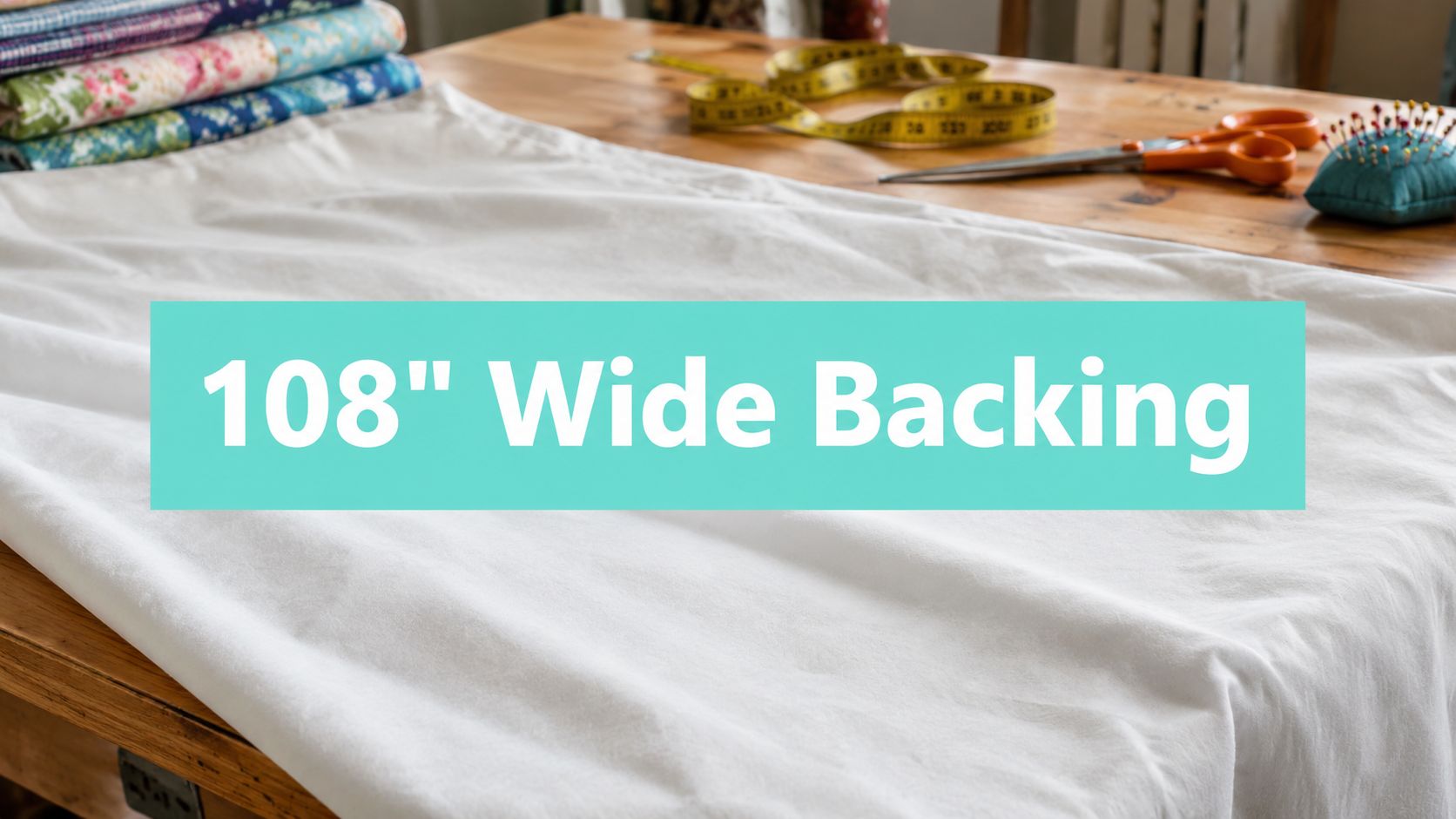 Achieve Perfect Quilts with 108 Wide Quilt Backing - On Pins & Needles Quilting Co.