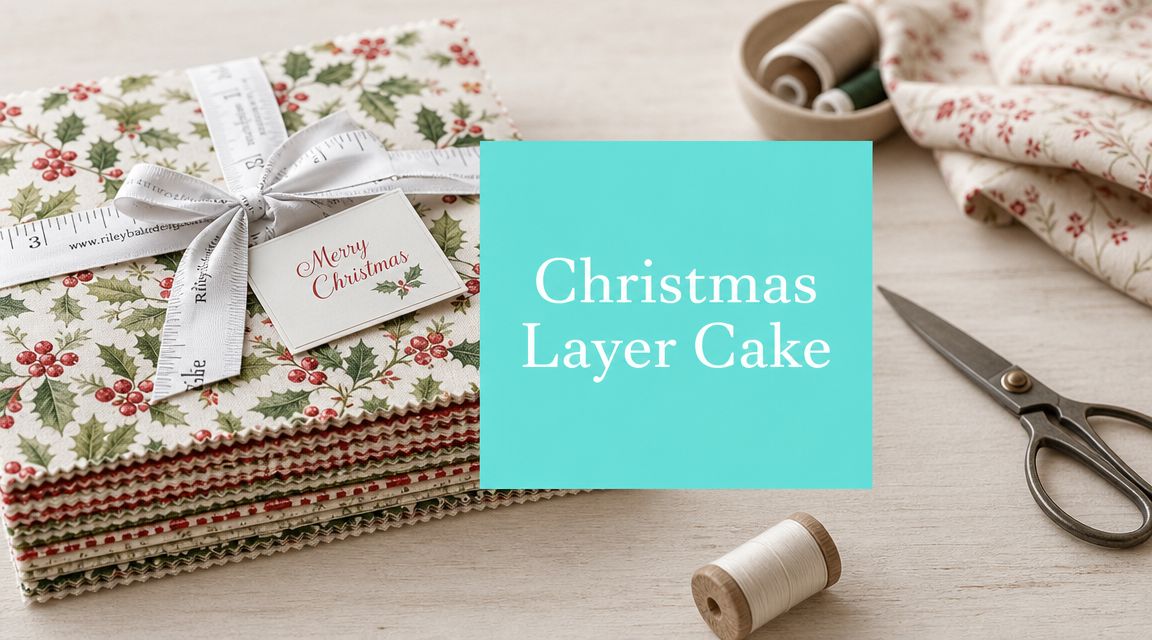 Christmas Layer Cake Fabric: Quilt, Craft, & Shop Now - On Pins & Needles Quilting Co.