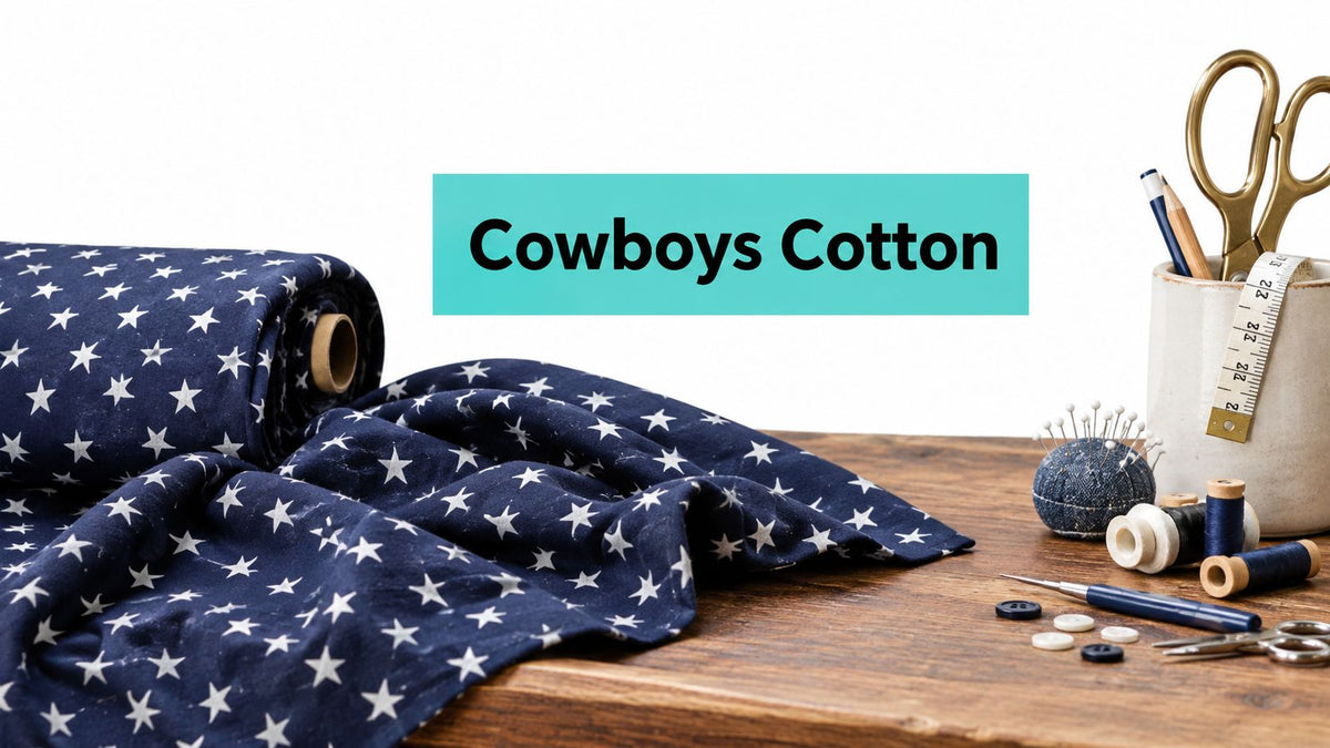 Dallas Cowboys Cotton Fabric: A Quilter's Guide - On Pins & Needles Quilting Co.