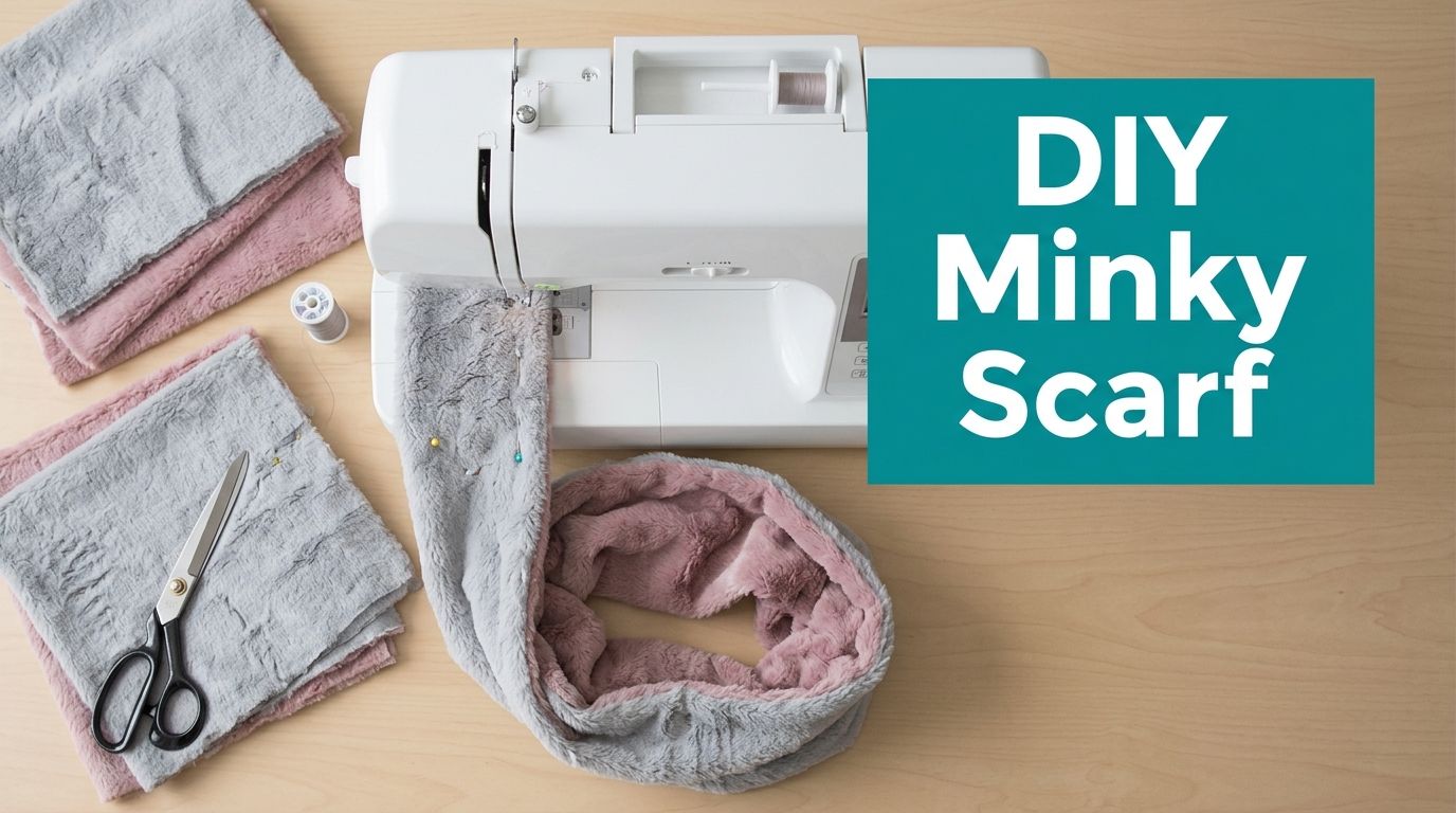 DIY Minky Infinity Scarf Kit: Sew a Luxe Gift in an Hour - On Pins & Needles Quilting Co.