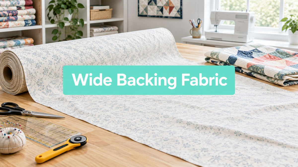 Extra Wide Backing Fabric: What It Is and Why It Matters - On Pins & Needles Quilting Co.