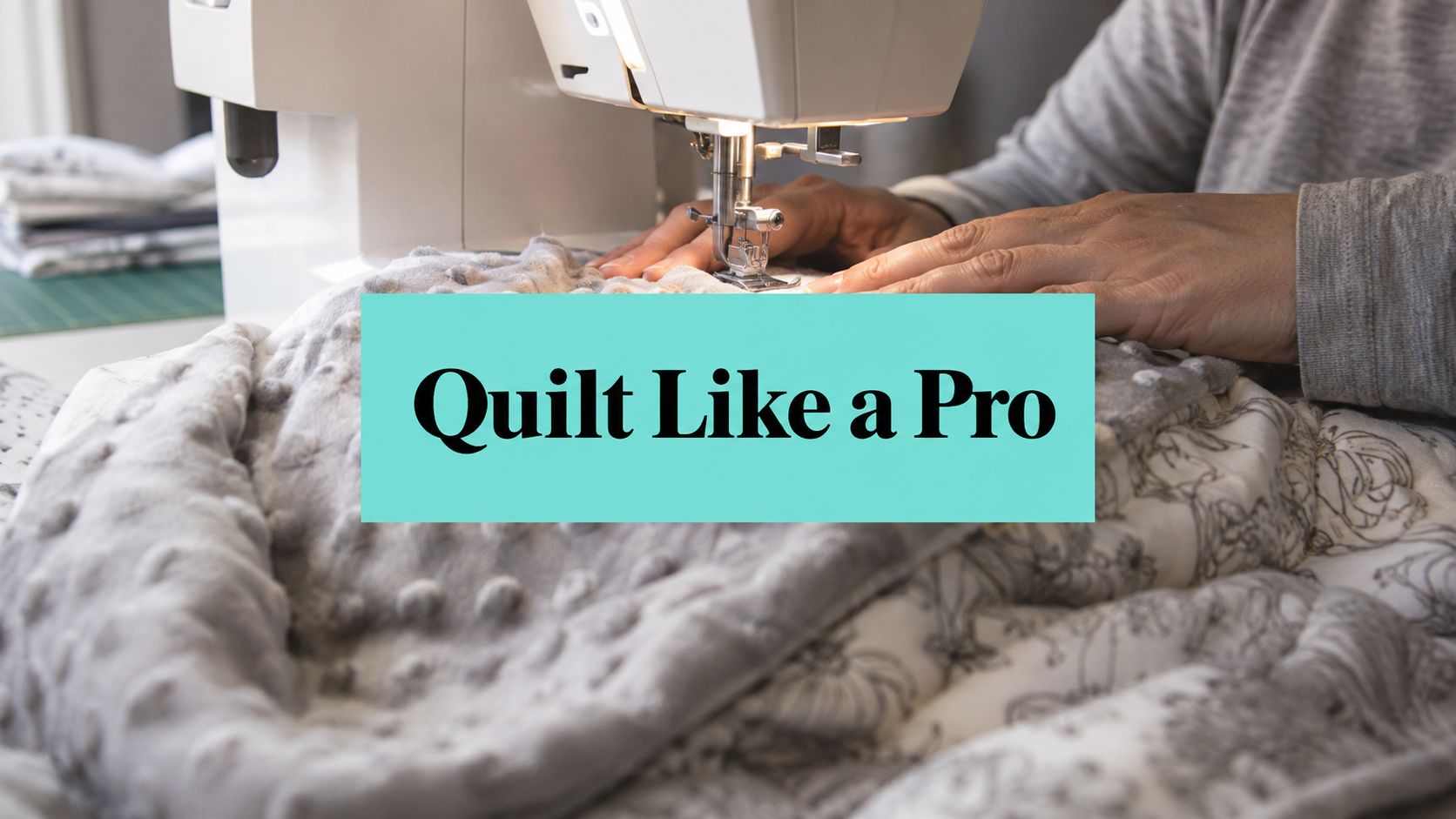 How to Quilt with Regular Sewing Machine Like a Pro - On Pins & Needles Quilting Co.