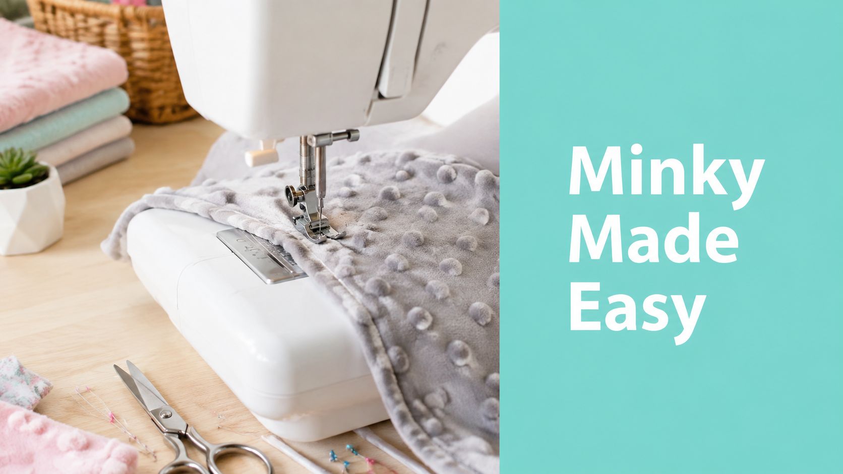 How to Sew Minky Fabric Without the Fuss - On Pins & Needles Quilting Co.