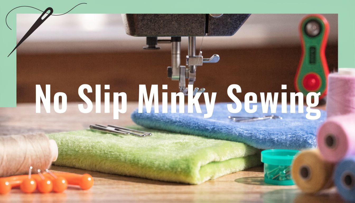 How to Sew with Minky Fabric Without It Sliding - On Pins & Needles Quilting Co.