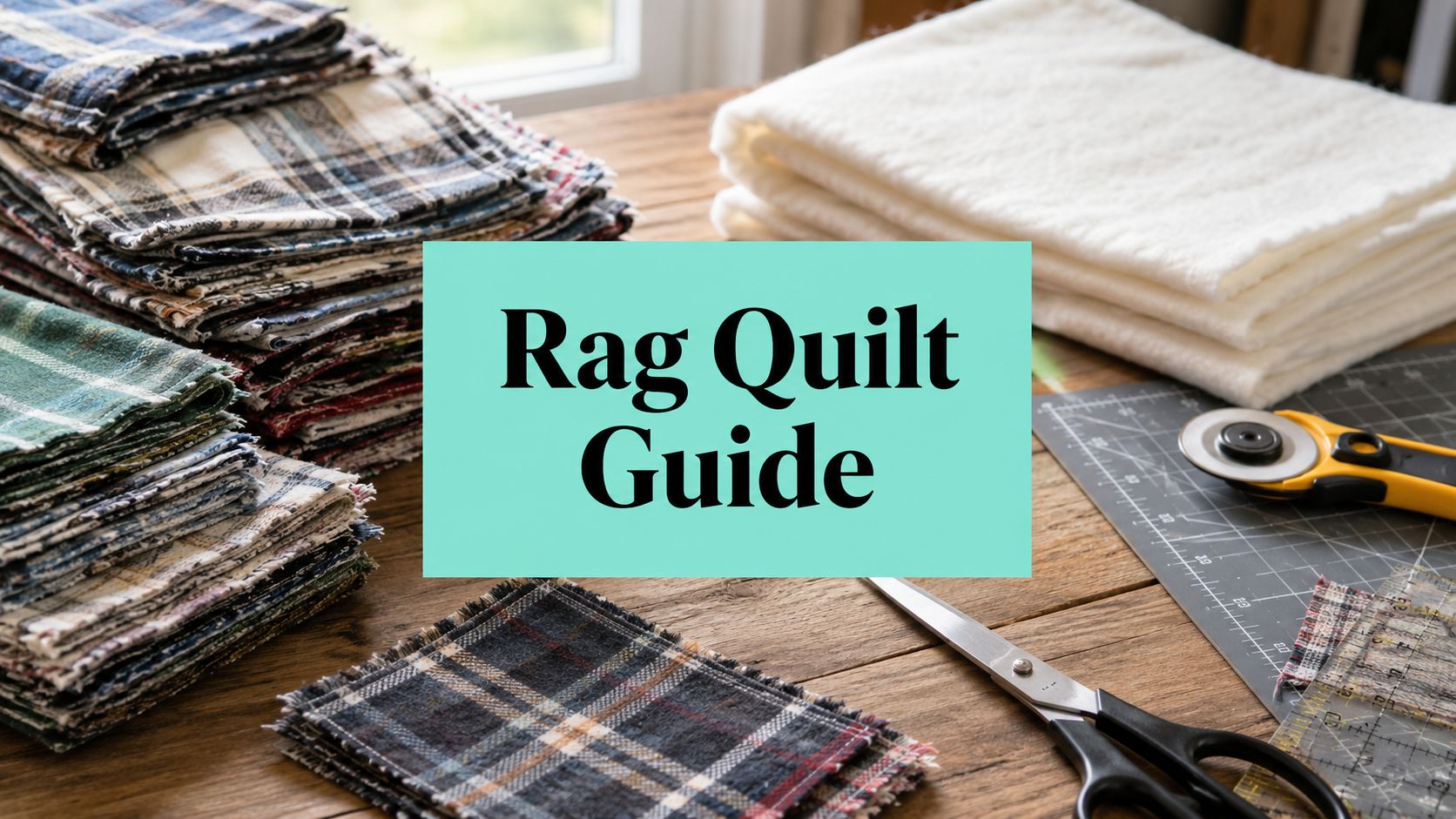 Instructions for a Rag Quilt That Actually Fray Right - On Pins & Needles Quilting Co.