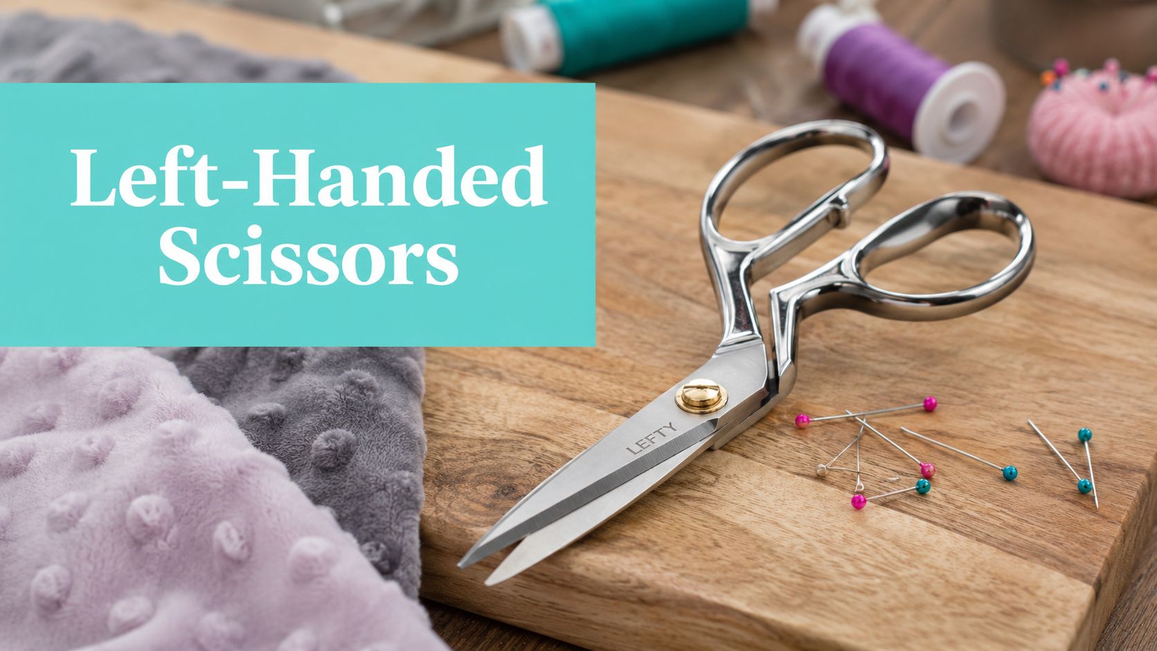 Left Handed Scissors for Sewing: A Quilter's Guide 2026 - On Pins & Needles Quilting Co.