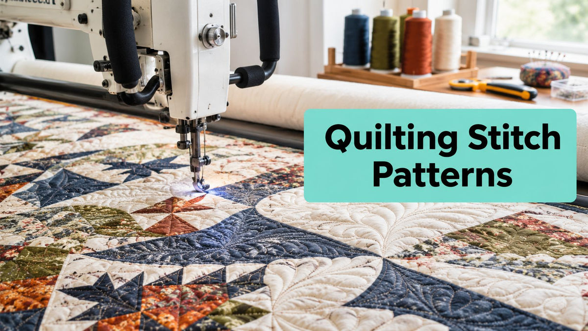 Long Arm Quilting Stitch Patterns: Edge-to-Edge Guide - On Pins & Needles Quilting Co.