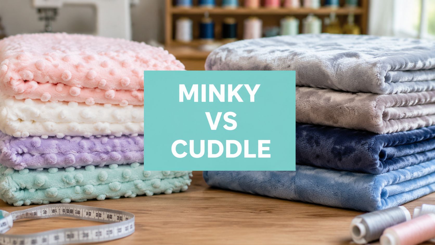 What Is the Difference Between Minky and Cuddle Fabric - On Pins & Needles Quilting Co.