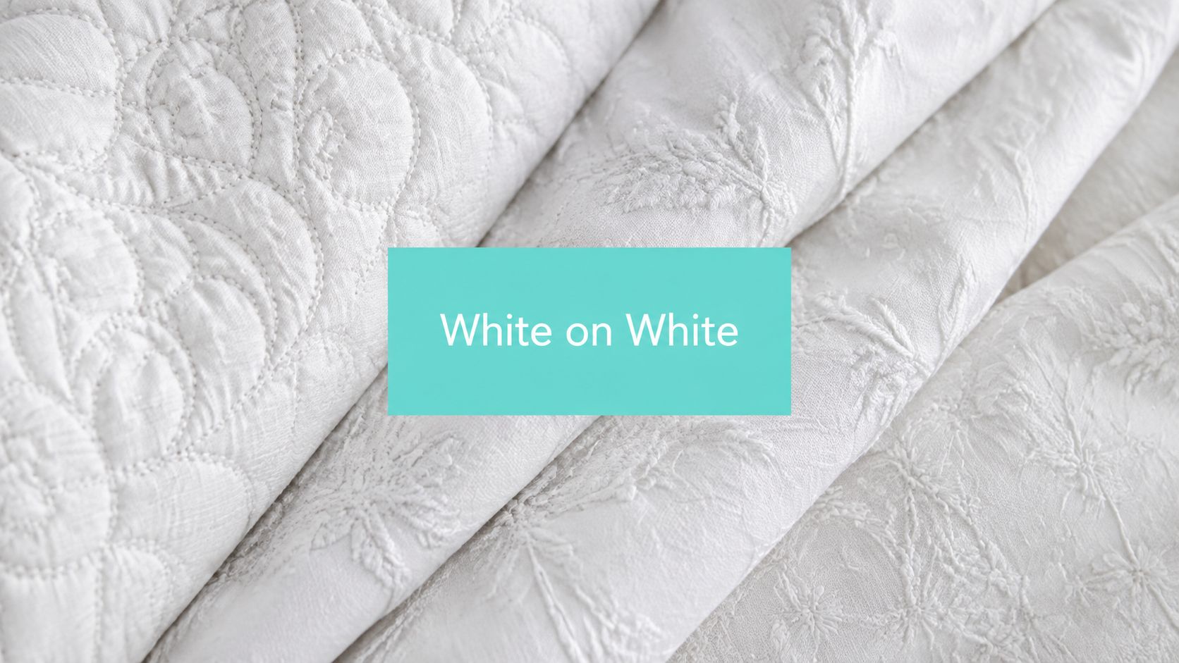 White on White Fabric: The Key to Subtle Quilt Texture - On Pins & Needles Quilting Co.