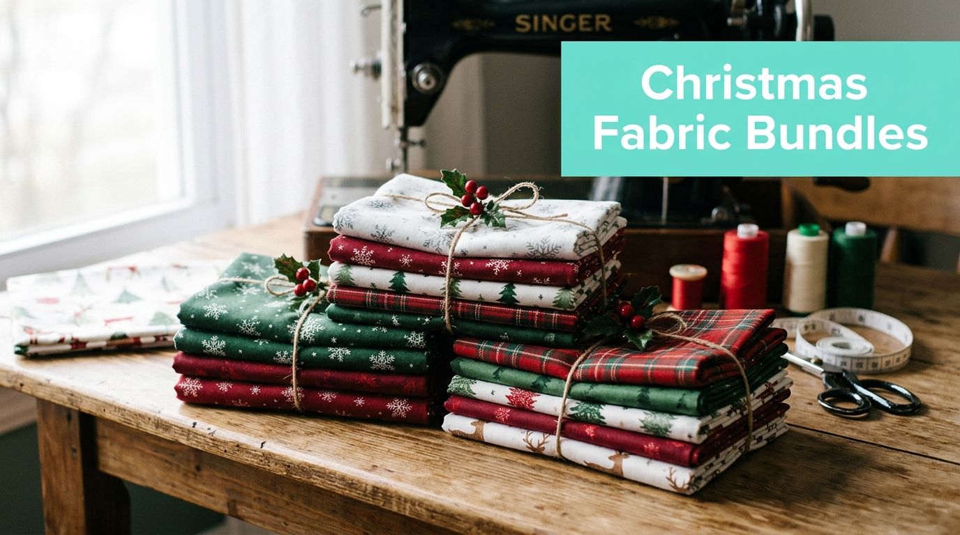 Your Guide to Christmas Fabric Bundles for 2026 - On Pins & Needles Quilting Co.