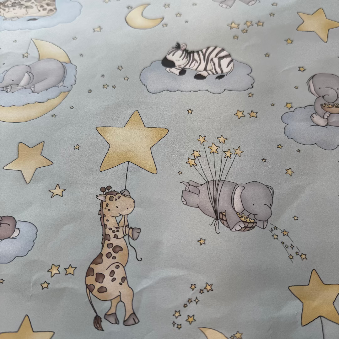 Shannon Fabrics Sweet Melody Design Dream Scape Digital Cuddle Minky Fabric