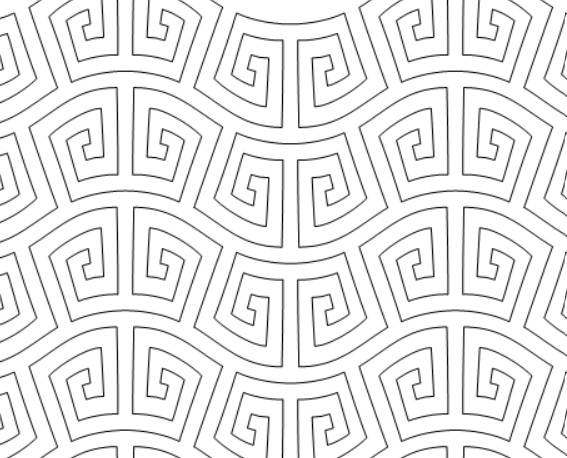 Aztec Wave quilting pattern