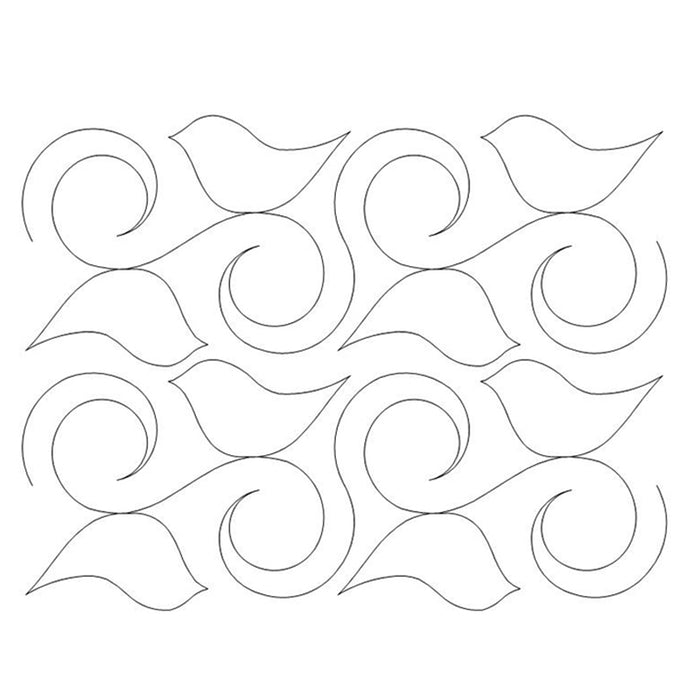 Bird on the Wind quilting pattern