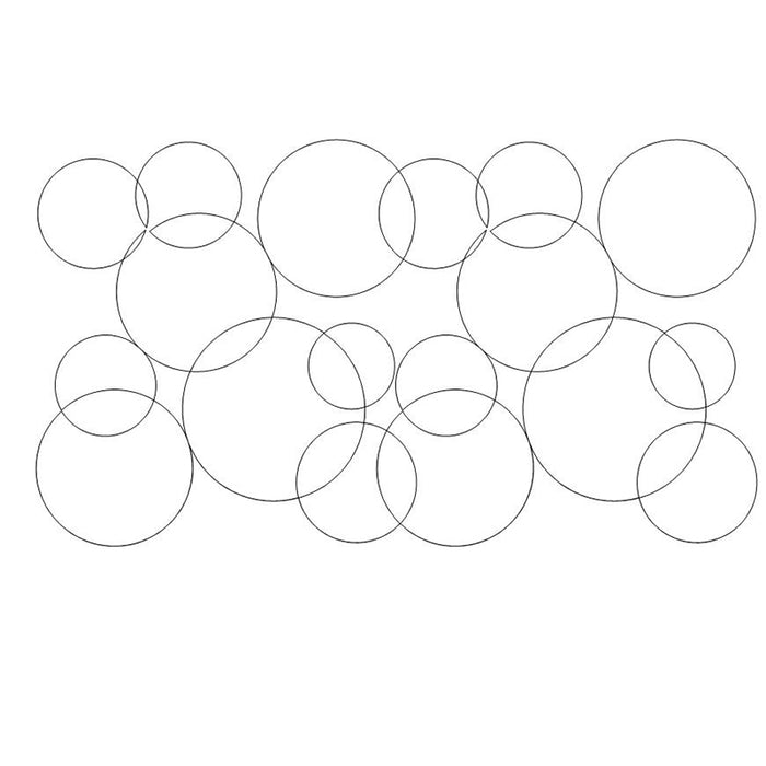 Bubbles quilting pattern