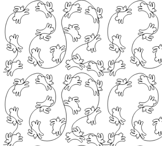 Bunny B2B quilting pattern