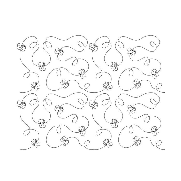 Buzzing Bees quilting pattern