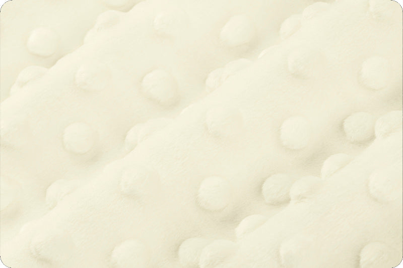 Shannon Fabrics Cuddle Dimple Ivory Minky Fabric
