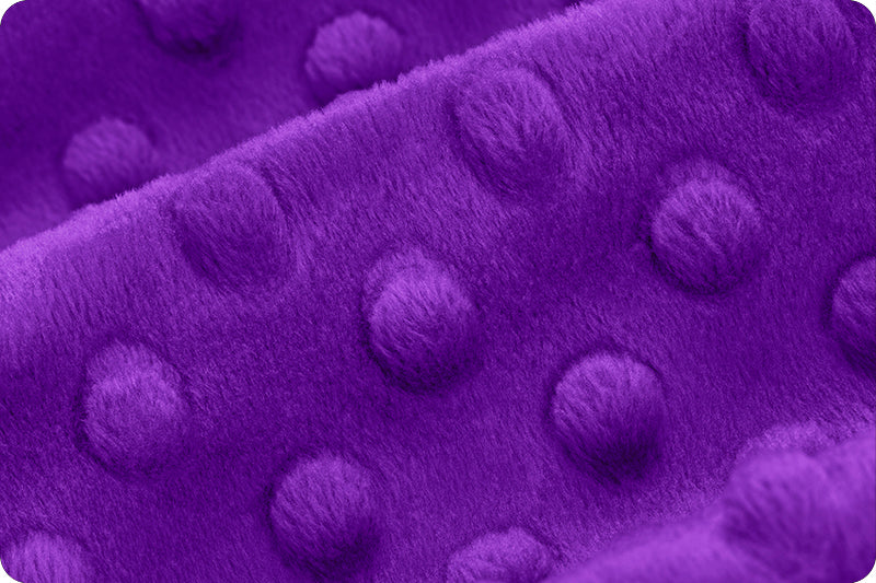 Shannon Fabrics Cuddle Dimple Purple Minky Fabric