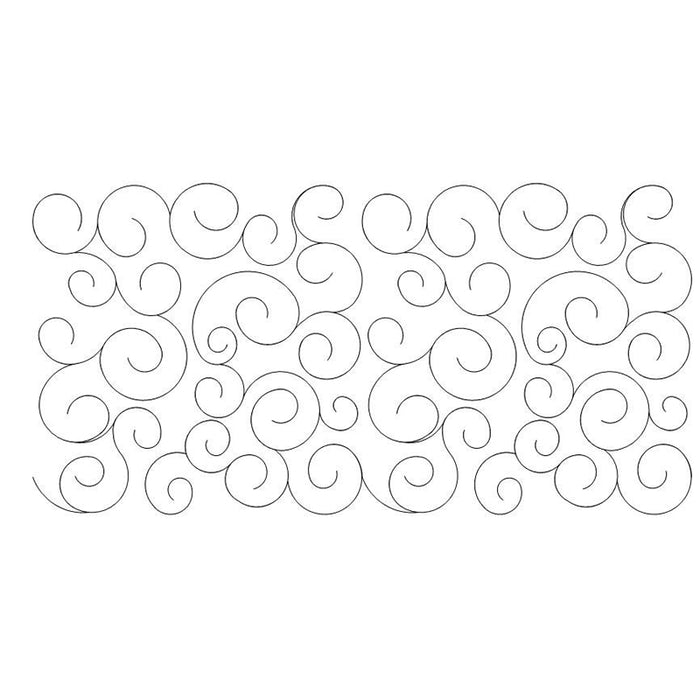 Curl EQ quilting pattern