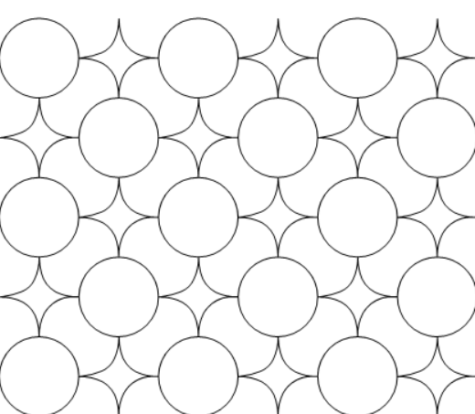 Deep Blue quilting pattern
