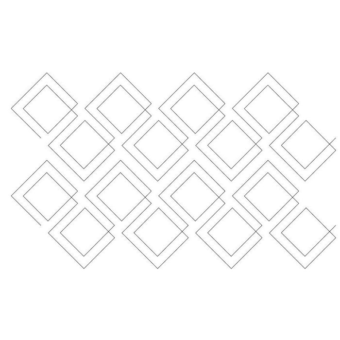 Diagonal Plaid quilting pattern
