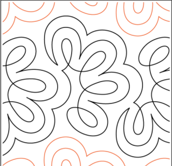 Echo Loops quilting pattern