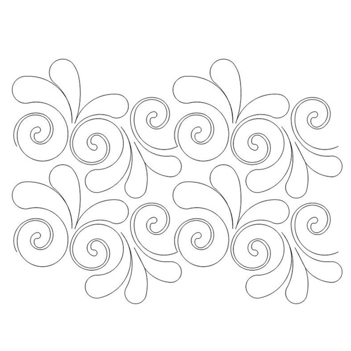 Feathered Tendrils quilting pattern
