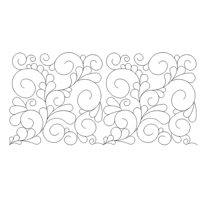 Feathers & Swirls quilting pattern