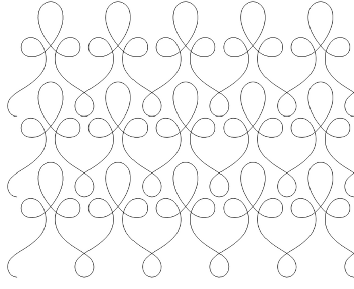 Filigree quilting pattern