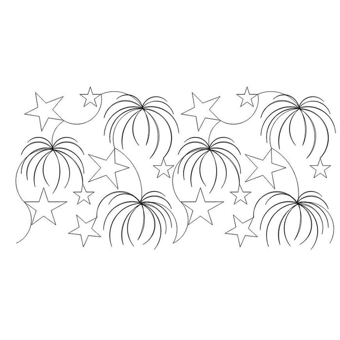 Firerockets quilting pattern