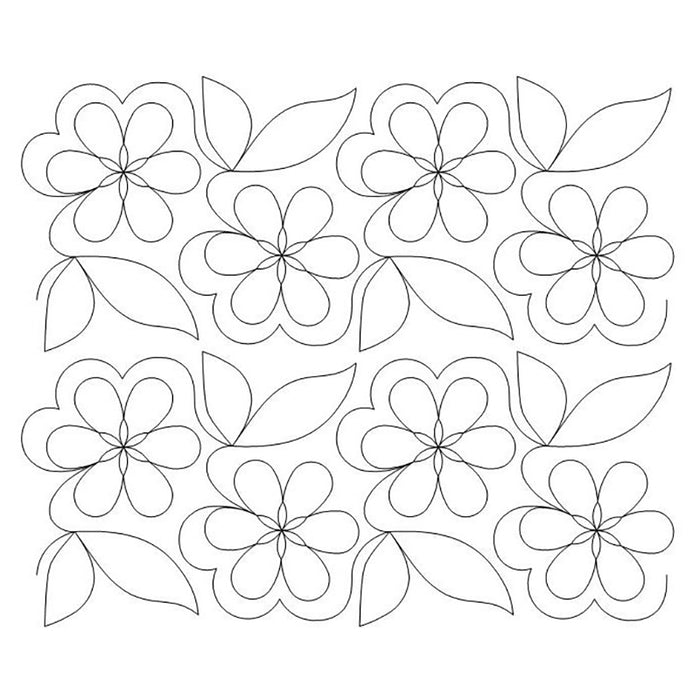 Forever Flower quilting pattern